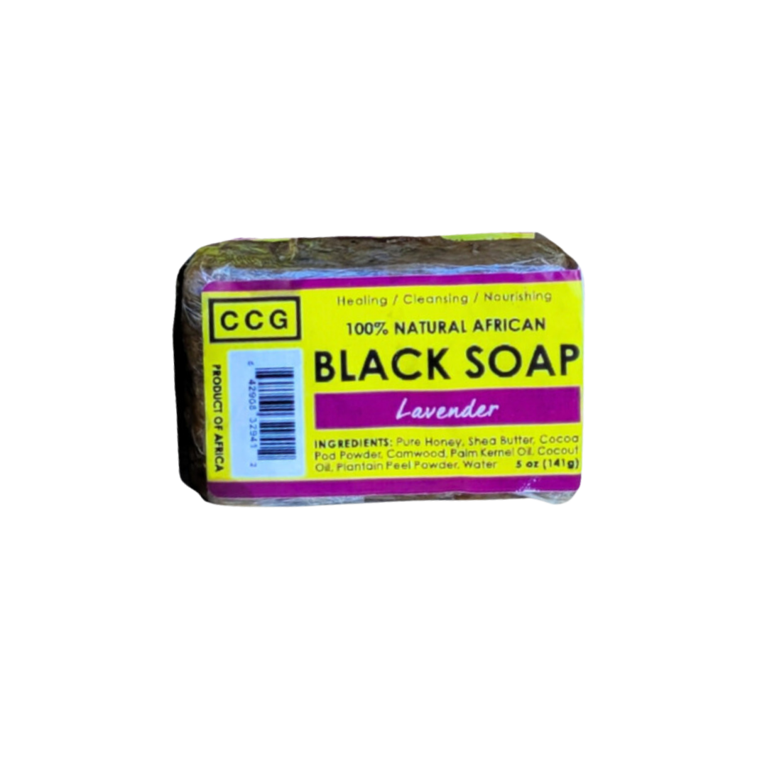 Natural African Black Soap 5oz Bar