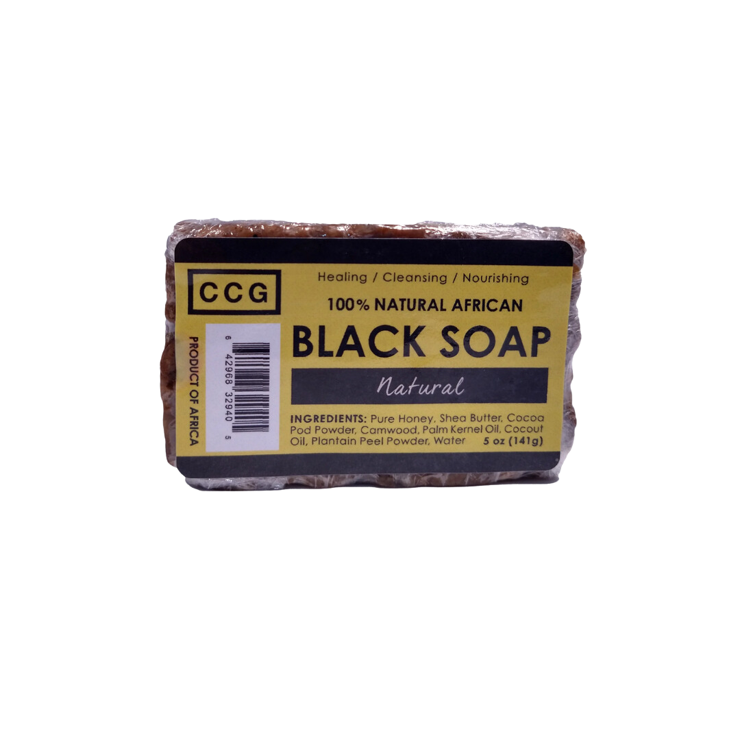 Natural African Black Soap 5oz Bar