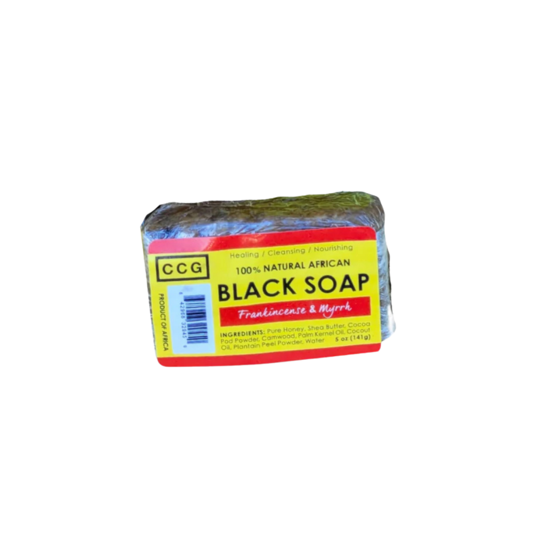 Natural African Black Soap 5oz Bar