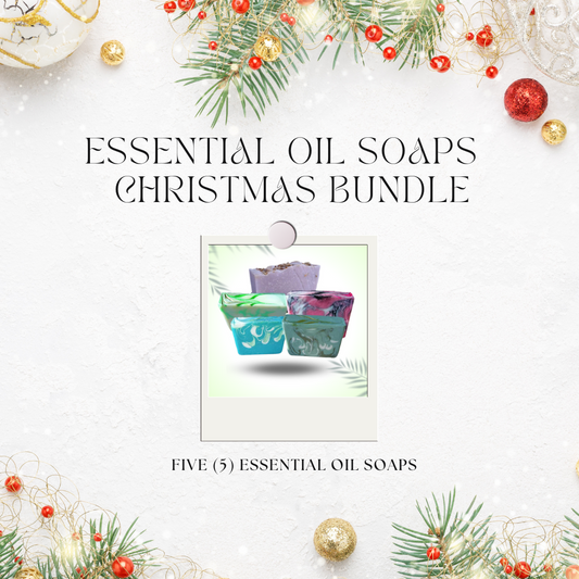 Essential Oil Soaps Christmas Bundle