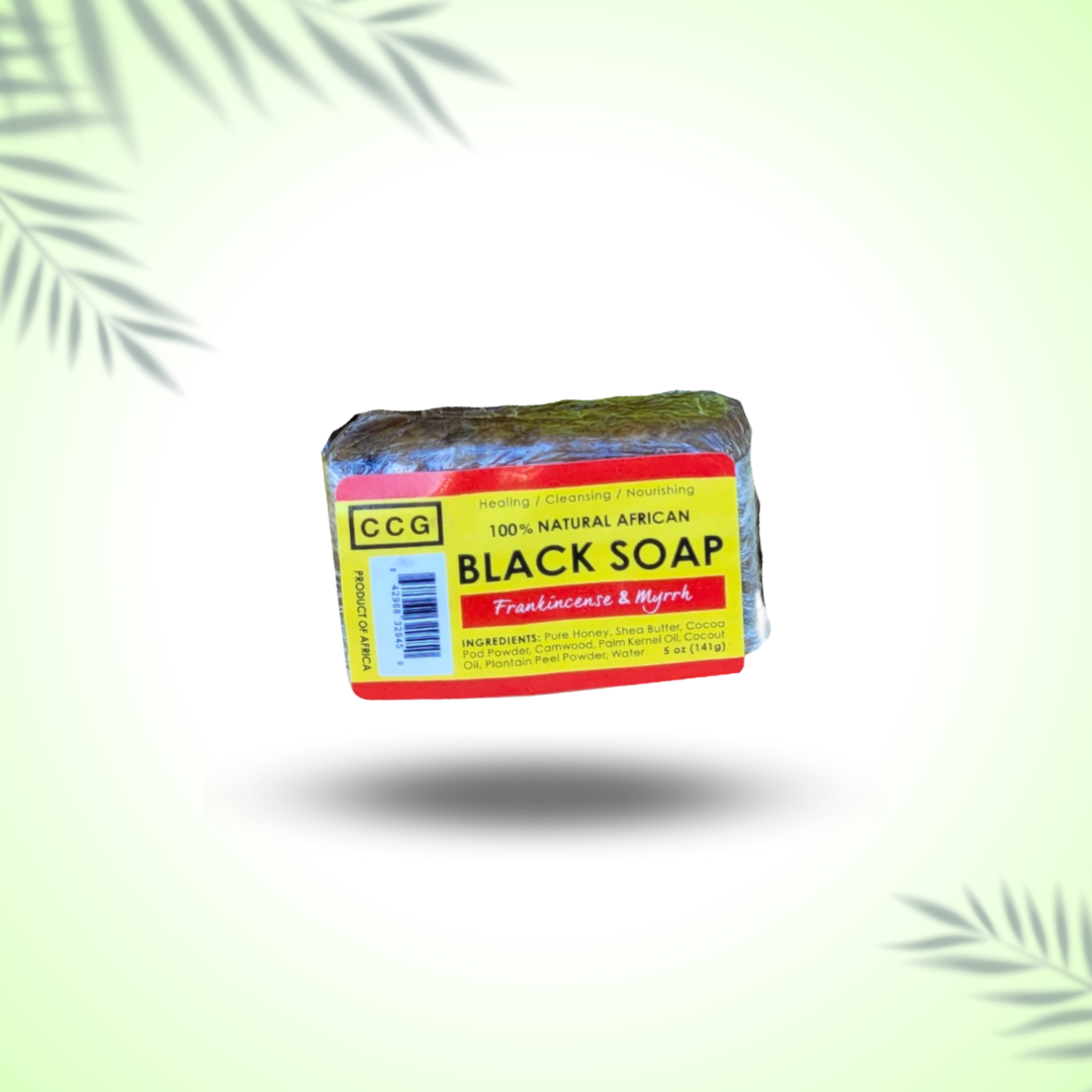Natural African Black Soap 5oz Bar